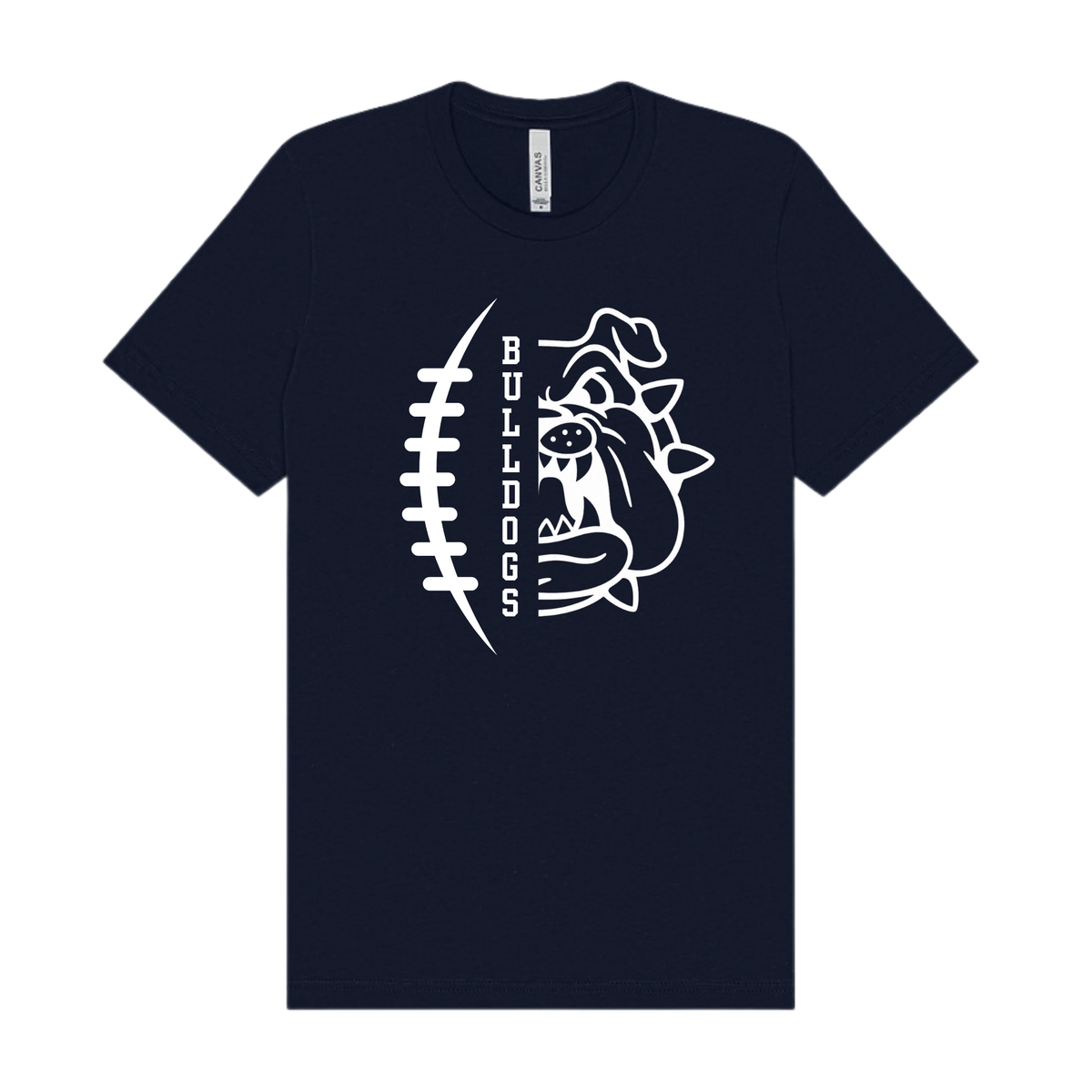 Bulldogs Football Split Tee