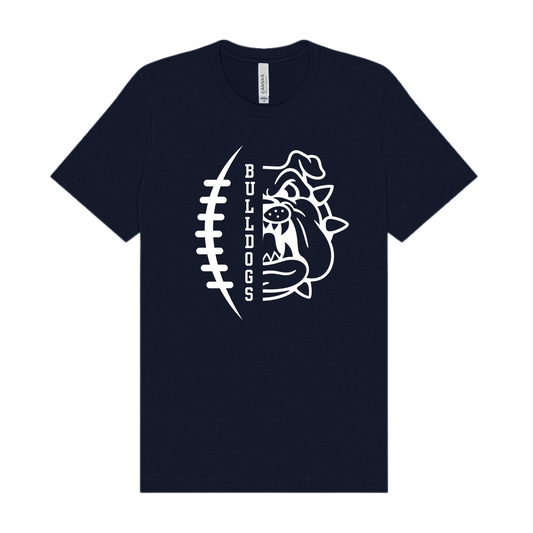 Bulldogs Football Split Tee